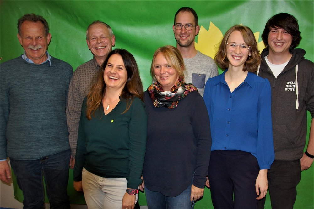 Der Vorstand des neuen Ortsverband der Grünen in Grafenrheinfeld